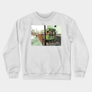 Green Train Crewneck Sweatshirt